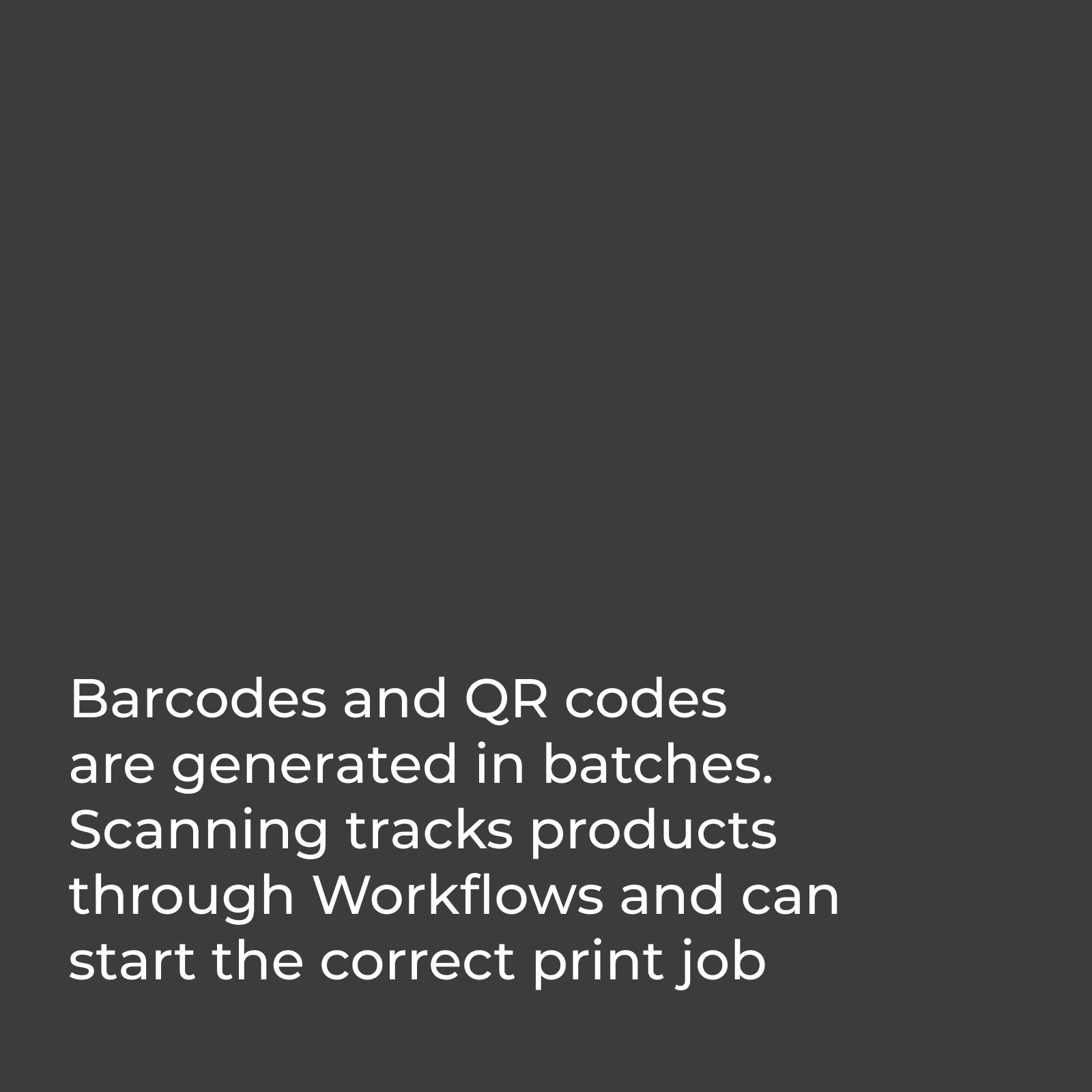 Barcodes and QR codes