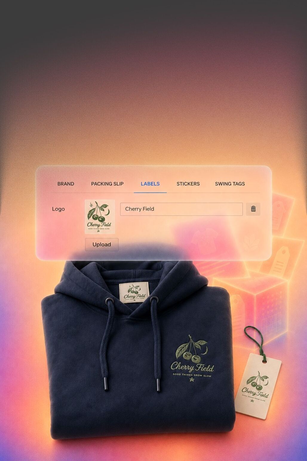 Customer branding and bespoke labels