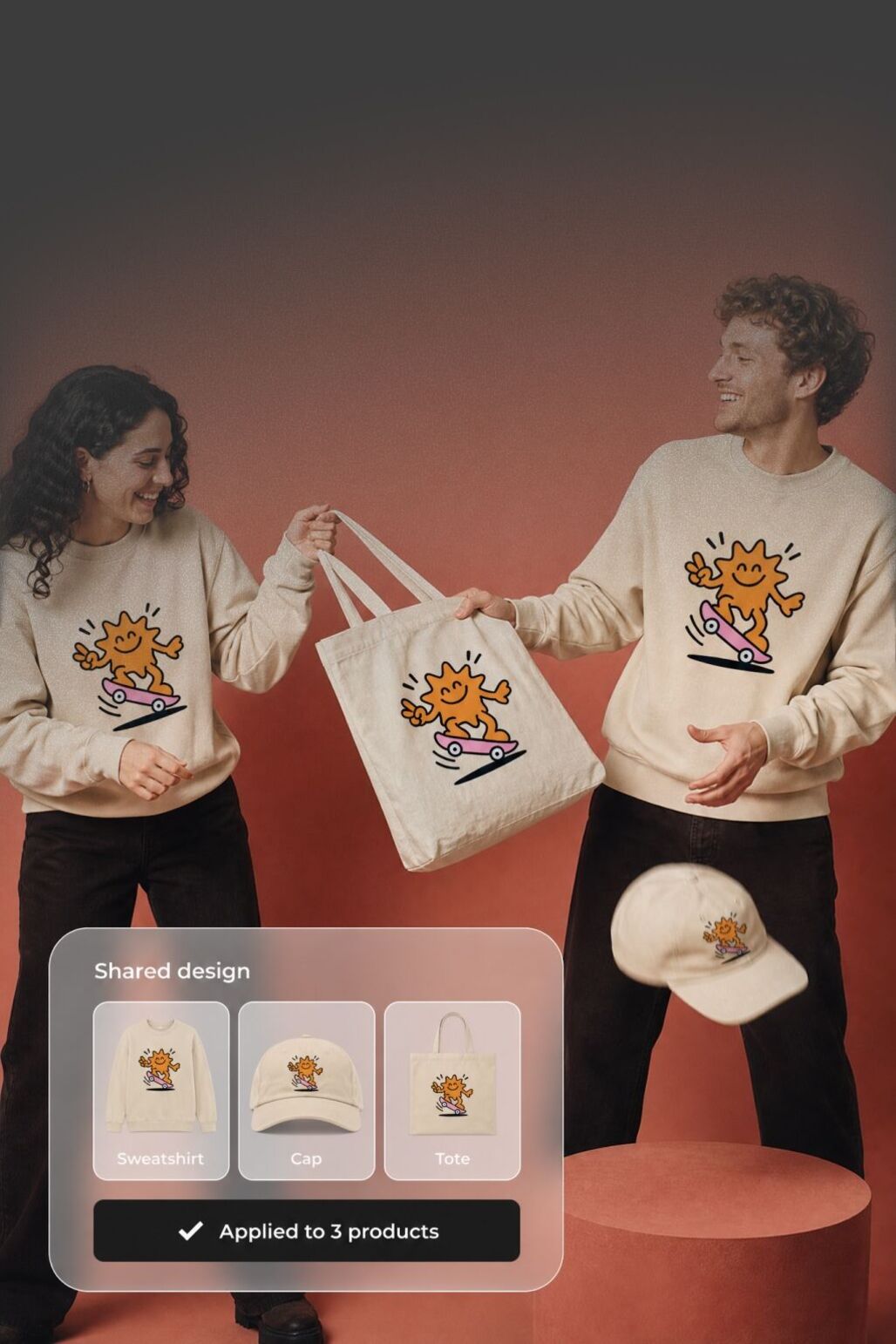 The same design on product sets
